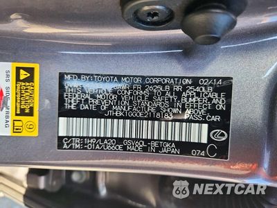 Zdjęcie 12 z 12 samochodu: 2014 LEXUS ES 350 VIN:JTHBK1GG0E2118183 - miniatura