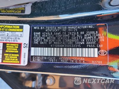 Zdjęcie 13 z 13 samochodu: 2025 TOYOTA CAMRY SE VIN:4T1DBADK3SU532315 - miniatura