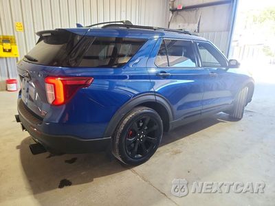 Trzecie zdjęcie samochodu z tyłu: 2020 FORD EXPLORER ST VIN:1FM5K8GC8LGB02328 - miniatura