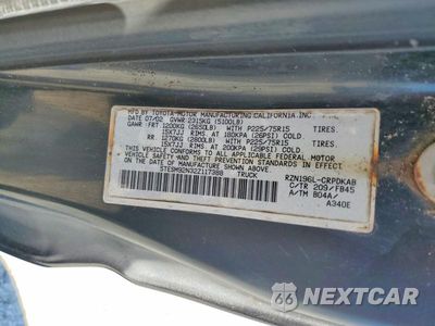 Zdjęcie 13 z 13 samochodu: 2002 TOYOTA TUNDRA VIN:5TESM92N32Z117388 - miniatura