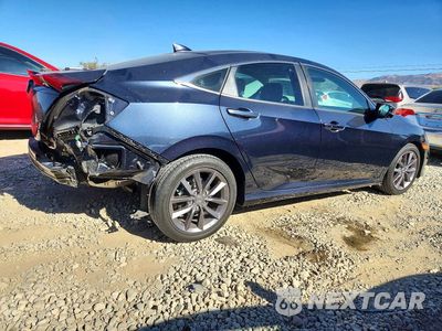 Trzecie zdjęcie samochodu z tyłu: 2020 HONDA CIVIC EX VIN:19XFC1F38LE219504 - miniatura
