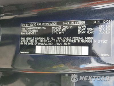 Zdjęcie 13 z 13 samochodu: 2022 VOLVO XC90 T8 RECHARGE INSCRIPTION EXPRESS VIN:YV4H600Z6N1825555 - miniatura