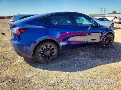Trzecie zdjęcie samochodu z tyłu: 2022 TESLA MODEL Y VIN:7SAYGDEE3NF543266 - miniatura