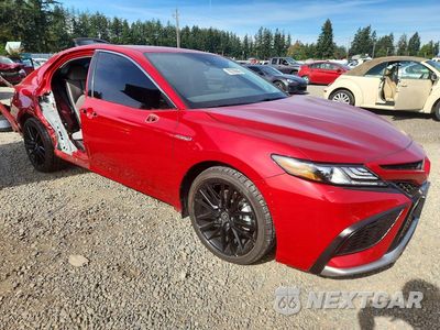 Czwarte zdjęcie samochodu z boku: 2021 TOYOTA CAMRY XSE VIN:4T1K31AK1MU030611 - miniatura