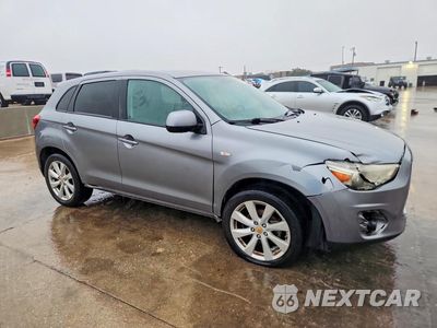 Czwarte zdjęcie samochodu z boku: 2013 MITSUBISHI OUTLANDER SPORT VIN:4A4AP3AU5DE019454 - miniatura