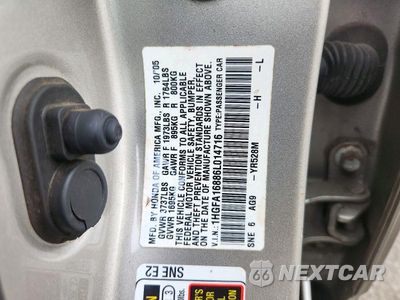 Zdjęcie 12 z 12 samochodu: 2006 HONDA CIVIC EX VIN:1HGFA16886L014716 - miniatura