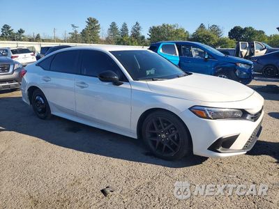 Czwarte zdjęcie samochodu z boku: 2023 HONDA CIVIC SPORT VIN:2HGFE2F51PH504266 - miniatura