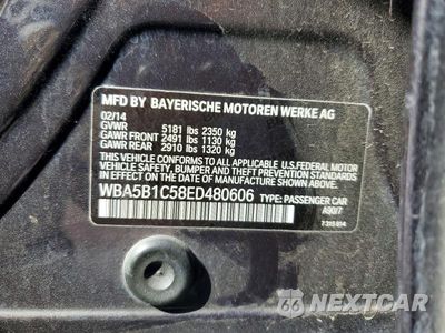 Zdjęcie 12 z 12 samochodu: 2014 BMW 535 I VIN:WBA5B1C58ED480606 - miniatura