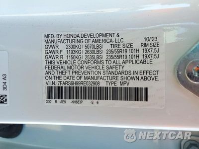 Zdjęcie 13 z 13 samochodu: 2024 HONDA CR-V SPORT TOURING VIN:7FARS6H99RE032908 - miniatura