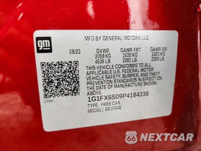 Zdjęcie 13 z 13 samochodu: 2023 CHEVROLET BOLT EV 2LT VIN:1G1FX6S09P4184338 - miniatura
