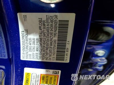 Zdjęcie 12 z 12 samochodu: 2022 HONDA ACCORD SPORT VIN:1HGCV1F37NA102453 - miniatura