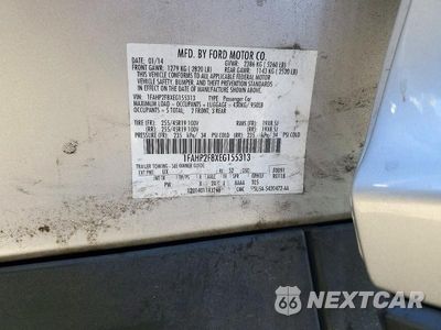 Zdjęcie 12 z 12 samochodu: 2014 FORD TAURUS LIMITED VIN:1FAHP2F8XEG155313 - miniatura