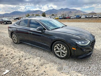 Czwarte zdjęcie samochodu z boku: 2021 HYUNDAI SONATA SEL VIN:KMHL14JA7MA155424 - miniatura