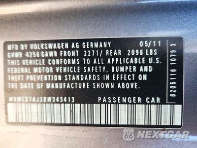 Zdjęcie 13 z 13 samochodu: 2011 VOLKSWAGEN GTI VIN:WVWED7AJ3BW343413 - miniatura
