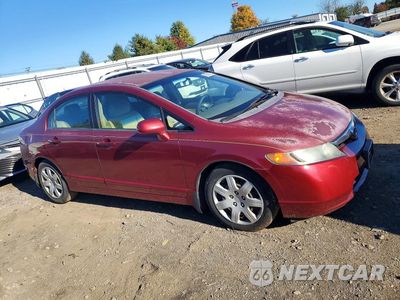 Czwarte zdjęcie samochodu z boku: 2008 HONDA CIVIC LX VIN:2HGFA15528H500154 - miniatura