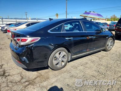 Trzecie zdjęcie samochodu z tyłu: 2016 HYUNDAI SONATA PLUG-IN HYBRID LIMITED VIN:KMHE54L26GA026095 - miniatura
