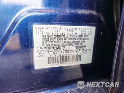 Zdjęcie 12 z 12 samochodu: 2019 NISSAN SENTRA SV VIN:3N1AB7AP7KL602728 - miniatura
