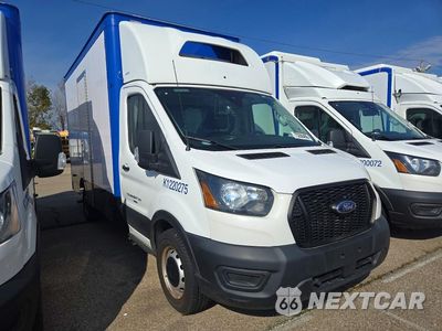 Czwarte zdjęcie samochodu z boku: 2023 FORD TRANSIT - REFRIGERATED BOX TRUCK VIN:1FDBW5ZG3PKA23593 - miniatura