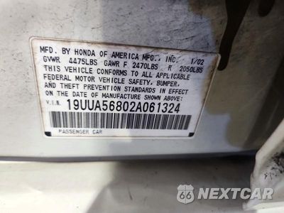 Zdjęcie 13 z 13 samochodu: 2002 ACURA 3.2TL TYPE-S VIN:19UUA56802A061324 - miniatura