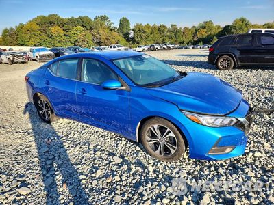 Czwarte zdjęcie samochodu z boku: 2022 NISSAN SENTRA SV VIN:3N1AB8CV6NY225351 - miniatura