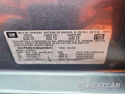 Zdjęcie 12 z 12 samochodu: 2014 CHEVROLET SILVERADO C1500 LT VIN:3GCPCREH9EG264541 - miniatura