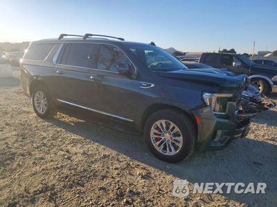 Czwarte zdjęcie samochodu z boku: 2021 GMC YUKON XL K1500 SLT VIN:1GKS2GKD5MR411024 - miniatura