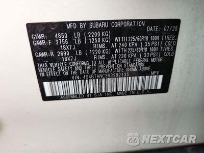 Zdjęcie 13 z 13 samochodu: 2025 SUBARU OUTBACK LIMITED VIN:4S4BTANC3S3292135 - miniatura