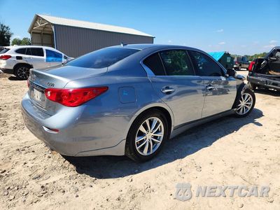 Trzecie zdjęcie samochodu z tyłu: 2015 INFINITI Q50 PREMIUM VIN:JN1BV7AP4FM357278 - miniatura