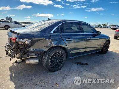 Trzecie zdjęcie samochodu z tyłu: 2021 AUDI A4 PREMIUM 40 VIN:WAUABAF41MN008466 - miniatura