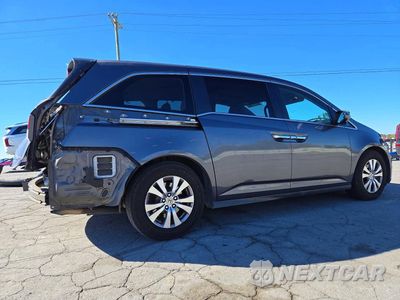 Trzecie zdjęcie samochodu z tyłu: 2017 HONDA ODYSSEY EXL VIN:5FNRL5H60HB007810 - miniatura