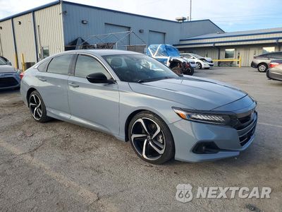 Czwarte zdjęcie samochodu z boku: 2022 HONDA ACCORD SPORT VIN:1HGCV1F38NA072525 - miniatura