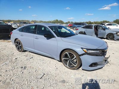 Czwarte zdjęcie samochodu z boku: 2022 HONDA ACCORD SPORT VIN:1HGCV2F33NA014988 - miniatura