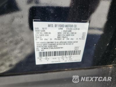 Zdjęcie 13 z 13 samochodu: 2018 FORD EXPLORER LIMITED VIN:1FM5K7F86JGA04791 - miniatura