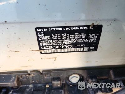 Zdjęcie 13 z 13 samochodu: 2023 BMW X5 XDRIVE40I VIN:5UXCR6C01P9P79706 - miniatura