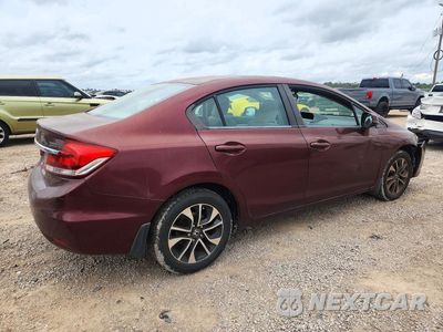 Trzecie zdjęcie samochodu z tyłu: 2013 HONDA CIVIC EX VIN:19XFB2F85DE050063 - miniatura