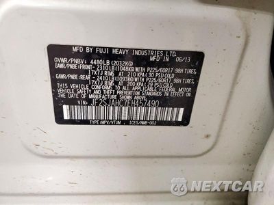 Zdjęcie 13 z 13 samochodu: 2014 SUBARU FORESTER 2.5I LIMITED VIN:JF2SJAHC7EH457490 - miniatura