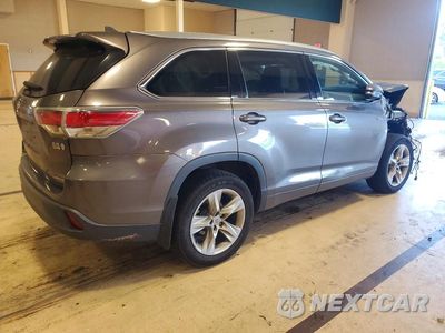 Trzecie zdjęcie samochodu z tyłu: 2014 TOYOTA HIGHLANDER BASE VIN:5TDDCRFH5ES005483 - miniatura