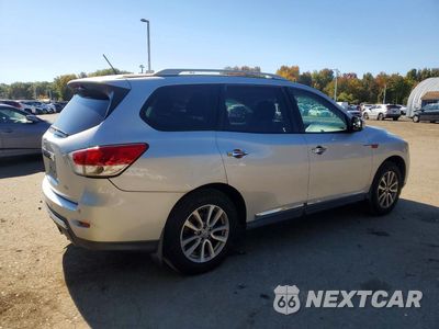 Trzecie zdjęcie samochodu z tyłu: 2014 NISSAN PATHFINDER SL VIN:5N1AR2MN6EC660833 - miniatura