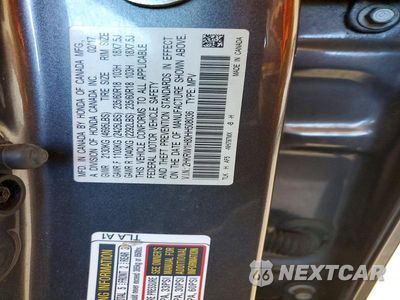 Zdjęcie 13 z 13 samochodu: 2017 HONDA CR-V EXL VIN:2HKRW1H80HH508036 - miniatura