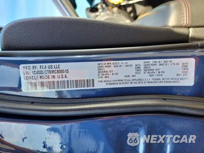Zdjęcie 13 z 13 samochodu: 2021 DODGE DURANGO R/T VIN:1C4SDJCT6MC805515 - miniatura