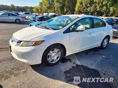 2012 HONDA CIVIC HYBRID JHMFB4F20CS009731 - główne zdjęcie licytacji z USA - miniatura