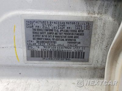 Zdjęcie 12 z 12 samochodu: 2022 NISSAN SENTRA SV VIN:3N1AB8CV4NY287881 - miniatura