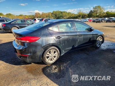 Trzecie zdjęcie samochodu z tyłu: 2018 HYUNDAI ELANTRA SEL VIN:5NPD84LF7JH374904 - miniatura