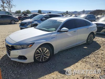 2021 HONDA ACCORD HYBRID EXL 1HGCV3F50MA011455 - główne zdjęcie licytacji z USA - miniatura