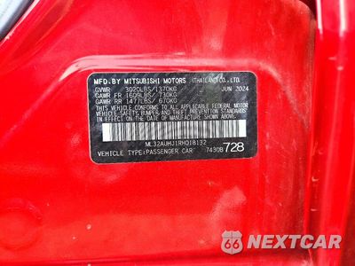 Zdjęcie 12 z 12 samochodu: 2024 MITSUBISHI MIRAGE ES VIN:ML32AUHJ1RH018132 - miniatura
