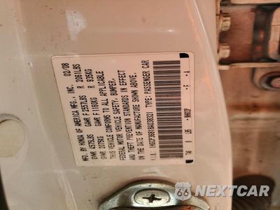 Zdjęcie 12 z 12 samochodu: 2008 HONDA ACCORD EXL VIN:1HGCP36818A038321 - miniatura