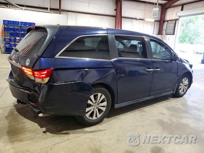 Trzecie zdjęcie samochodu z tyłu: 2015 HONDA ODYSSEY EXL VIN:5FNRL5H68FB126346 - miniatura