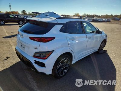 Trzecie zdjęcie samochodu z tyłu: 2022 HYUNDAI KONA N LINE VIN:KM8K3CA32NU838780 - miniatura