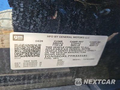 Zdjęcie 14 z 14 samochodu: 2026 CHEVROLET SUBURBAN K1500 HIGH COUNTRY VIN:1GNS6GKL7TR333181 - miniatura