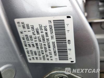 Zdjęcie 12 z 12 samochodu: 2007 HONDA ACCORD VIN:1HGCM56777A064092 - miniatura